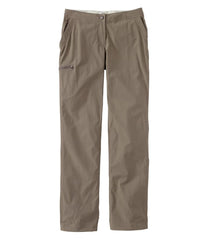 Women's Water-Repellent Comfort Trail Pants, Mid-Rise Straight-Leg | L.L.Bean