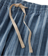 Women's Lakewashed Pull-On Chinos, Mid-Rise Tapered-Leg Chambray Ankle Pants | L.L.Bean