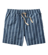Women's Lakewashed Dock Shorts, Mid-Rise Stripe | L.L.Bean