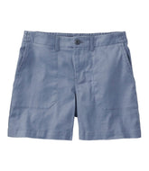 Women's Comfort Stretch Cotton/Linen Shorts, High-Rise 7" | L.L.Bean