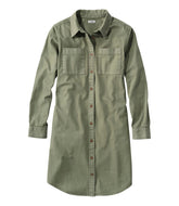Women's L.L. Bean Heritage Washed Denim Shirt Dress, Garment-Dye | L.L.Bean
