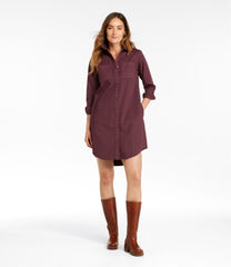 Women's L.L. Bean Heritage Washed Denim Shirt Dress, Garment-Dye | L.L.Bean