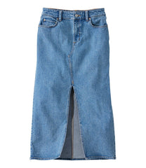 Women's Signature Heritage Denim Midi Skirt | L.L.Bean