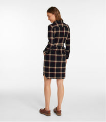 Women's Signature Camp Flannel Shirt Dress, Button-Front | L.L.Bean