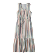 Women's Cloud Gauze Midi Dress, Stripe | L.L.Bean