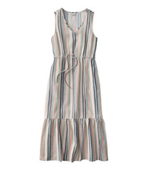 Women's Cloud Gauze Midi Dress, Stripe | L.L.Bean