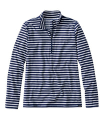 Women's SunSmart® UPF 50+ Sun Shirt, Quarter-Zip Stripe | L.L.Bean