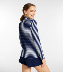 Women's SunSmart® UPF 50+ Sun Shirt, Quarter-Zip Stripe | L.L.Bean
