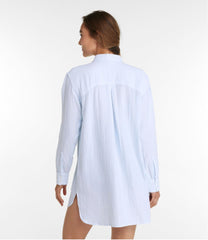 Women's Cloud Gauze Cover-Up Shirt, Stripe | L.L.Bean