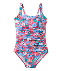 Women's BeanSport Swimwear, Squareneck Tanksuit Print | L.L.Bean