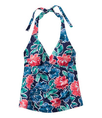 Women's BeanSport Swimwear, Halter Tankini Top Print | L.L.Bean