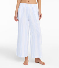 Women's Cloud Gauze Wide-Leg Pants, Stripe | L.L.Bean