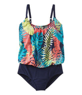 Women's Shaping Swimwear, Blouson Tanksuit Print | L.L.Bean