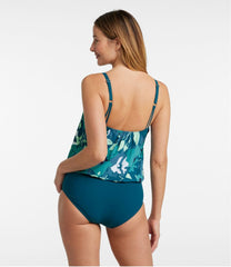 Women's Shaping Swimwear, Blouson Tanksuit Print | L.L.Bean