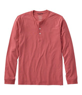 Men's Comfort Stretch Performance® Pima Tee, Long-Sleeve Henley | L.L.Bean
