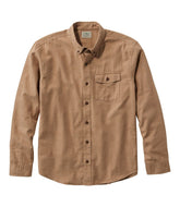 Men's Brushed Jaspé Twill Shirt, Traditional Untucked Fit | L.L.Bean