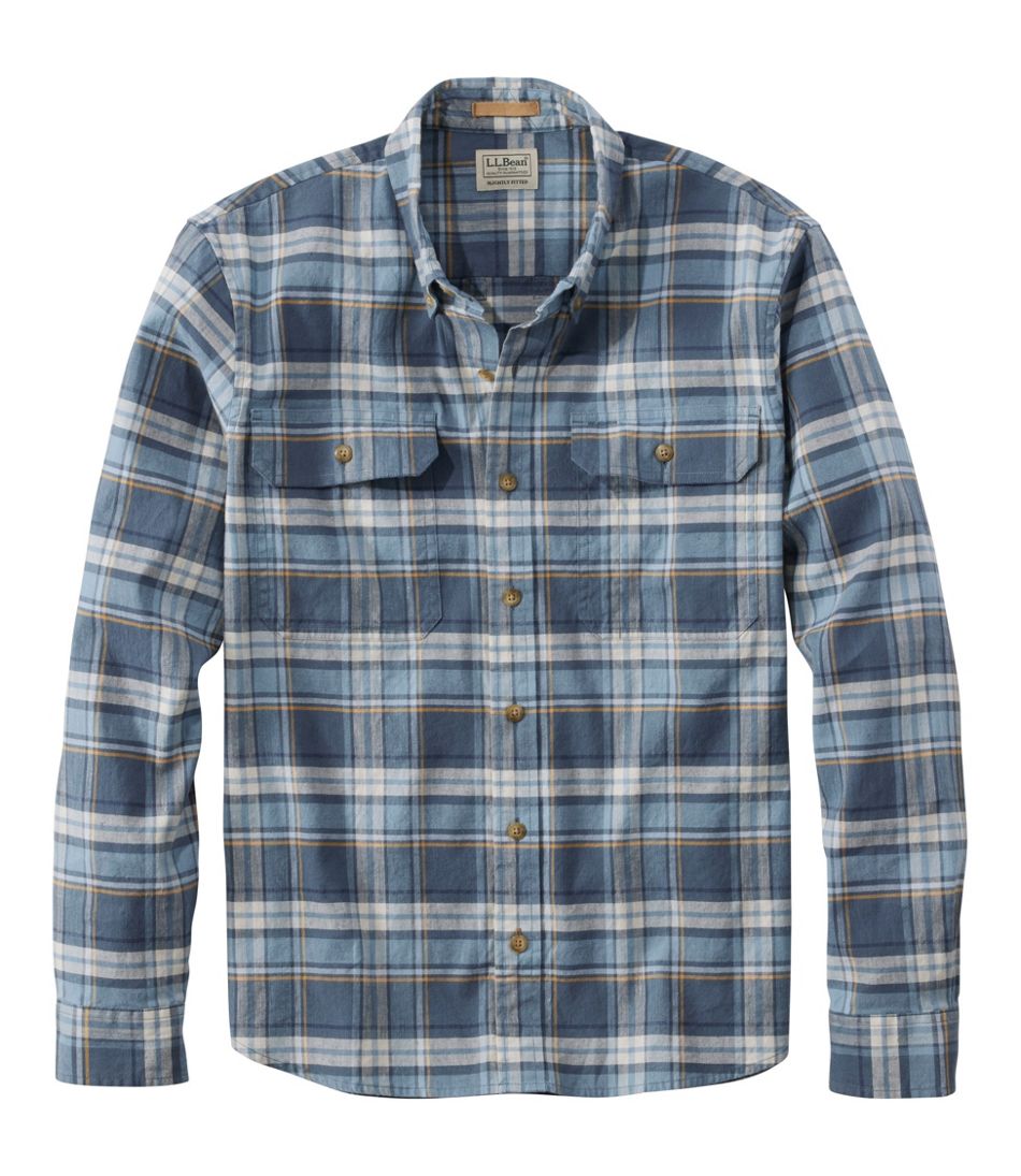Men's Stonecoast Hemp Shirt, Long-Sleeve, Slightly Fitted Untucked Fit | L.L.Bean