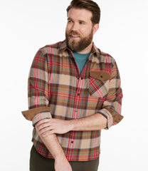 Men's Scotch Plaid Flannel Shirt, Snap-Front, Slightly Fitted Untucked Fit | L.L.Bean