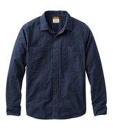 Men's Bean's Moleskin Shirt, Slightly Fitted Untucked Fit | L.L.Bean