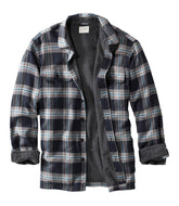 Men's Fleece-Lined Flannel Shirt, Traditional Fit | L.L.Bean