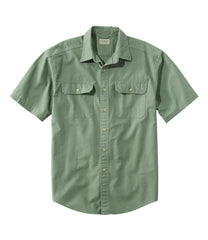 Men's Sunwashed Canvas Shirt, Traditional Fit Short-Sleeve | L.L.Bean