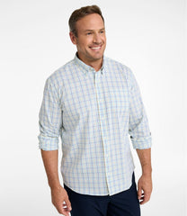 Men's Comfort Stretch Performance® Shirt, Long-Sleeve, Slightly Fitted Untucked Fit, Plaid | L.L.Bean