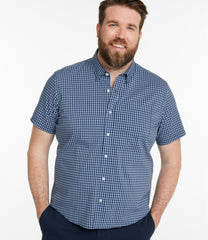 Men's Comfort Stretch Performance® Shirt, Short-Sleeve, Slightly Fitted Untucked Fit, Plaid | L.L.Bean