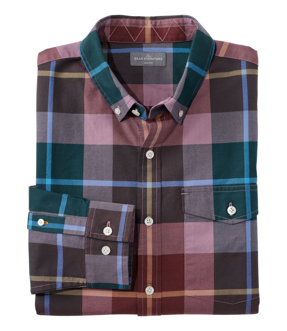 Men's Signature Premium Pima Cotton Oxford Shirt, Long-Sleeve | L.L.Bean