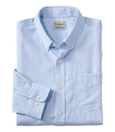 Men's Comfort Stretch Oxford Shirt, Traditional Untucked Fit, Stripe | L.L.Bean