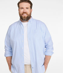 Men's Comfort Stretch Oxford Shirt, Traditional Untucked Fit, Stripe | L.L.Bean