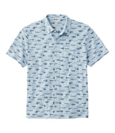 Men's Lakewashed Performance Shirts, Button-Front Shirt, Short-Sleeve, Print | L.L.Bean