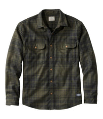 Men's Maine Guide Lightweight Wool Field Shirt, Plaid | L.L.Bean