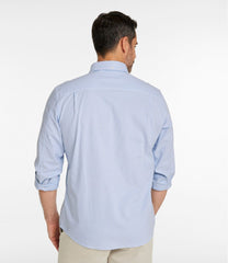 Men's Comfort Stretch Oxford Shirt, Slightly Fitted Untucked Fit, Stripe | L.L.Bean