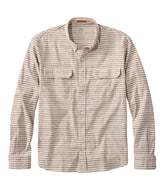 Men's Stonecoast Hemp Shirt, Long-Sleeve, Slightly Fitted Untucked Fit, Stripe | L.L.Bean