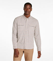 Men's Stonecoast Hemp Shirt, Long-Sleeve, Slightly Fitted Untucked Fit, Stripe | L.L.Bean