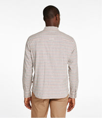 Men's Stonecoast Hemp Shirt, Long-Sleeve, Slightly Fitted Untucked Fit, Stripe | L.L.Bean