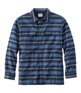 Men's Fleece-Lined Flannel Shirt, Traditional Fit, Stripe | L.L.Bean