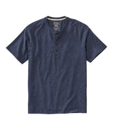 Men's Comfort Stretch Pima Tee Shirt, Short-Sleeve Henley | L.L.Bean