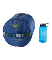 Kids' Flannel Lined Camp Sleeping Bag, 40° | L.L.Bean