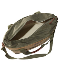 Insulated Waxed-Canvas Tote, Large | L.L.Bean