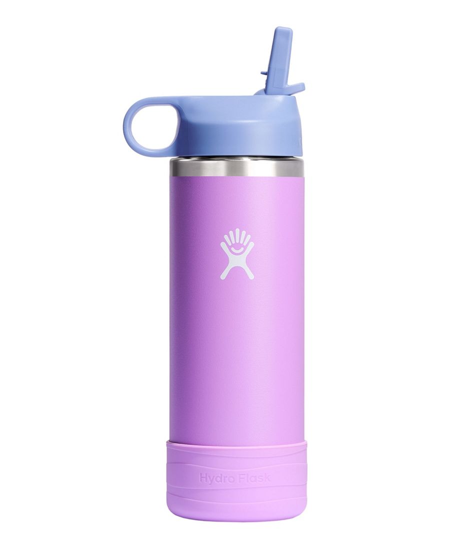 Kids' Hydro Flask Wide Mouth Straw Cap And Boot, 18 oz. | L.L.Bean