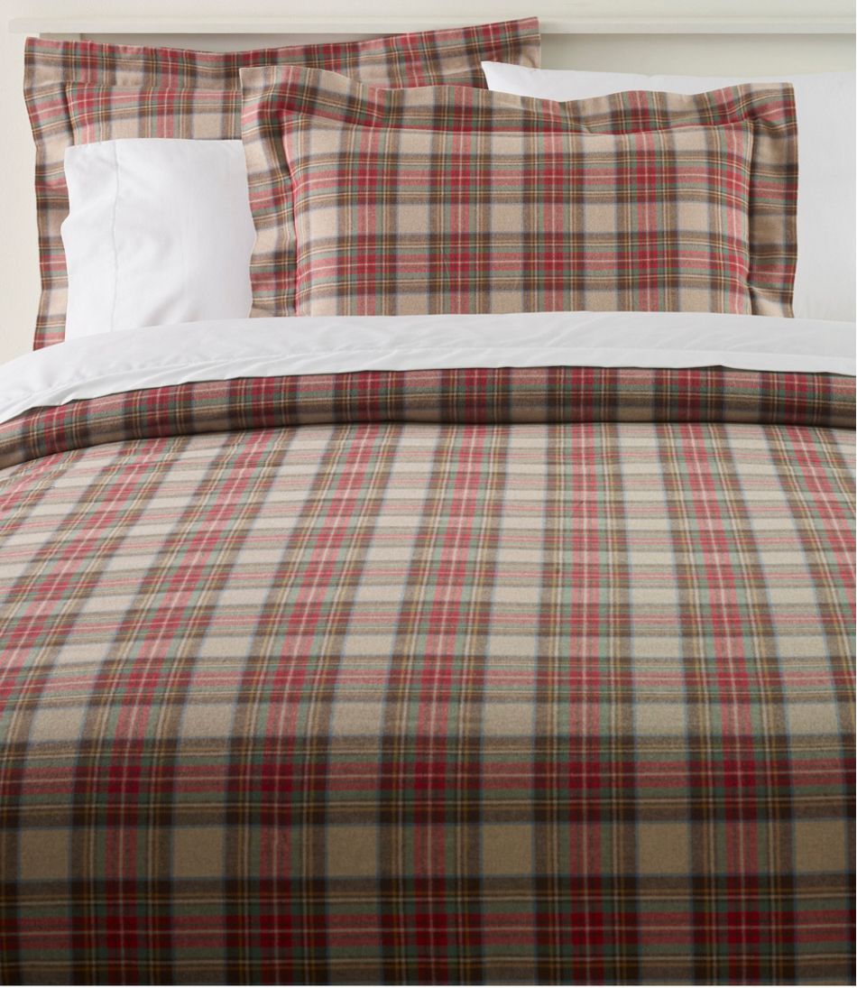 Heritage Chamois Flannel Comforter Cover Collection, Plaid | L.L.Bean