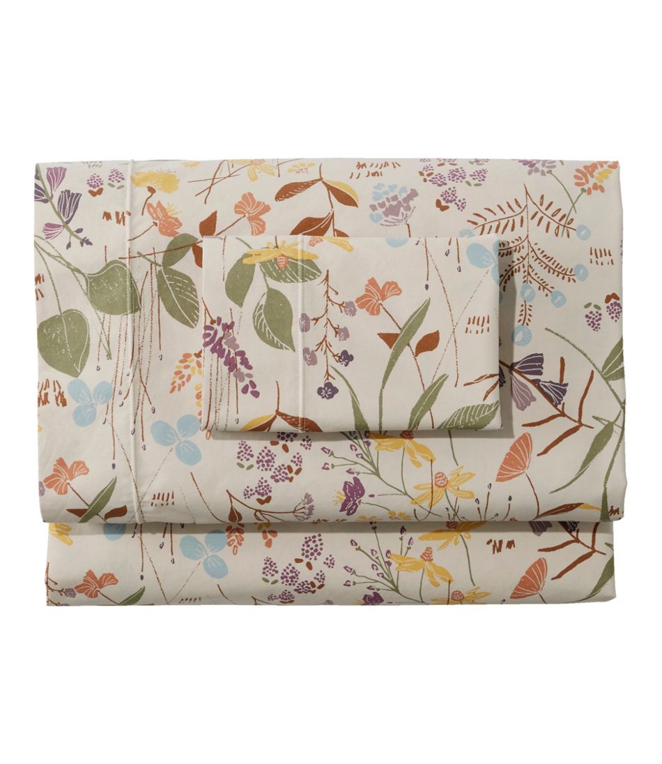 Birch Floral Percale Sheet Collection | L.L.Bean