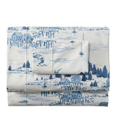 Coastal Landscape Percale Sheet Collection | L.L.Bean