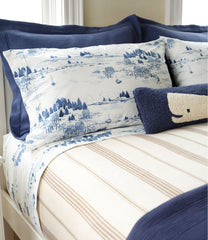 Coastal Landscape Percale Sheet Collection | L.L.Bean