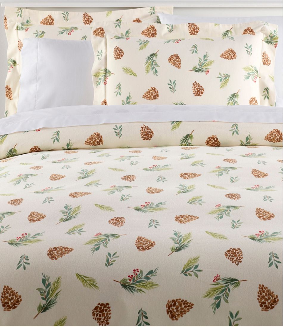 Evergreen Flannel Comforter Cover Collection | L.L.Bean