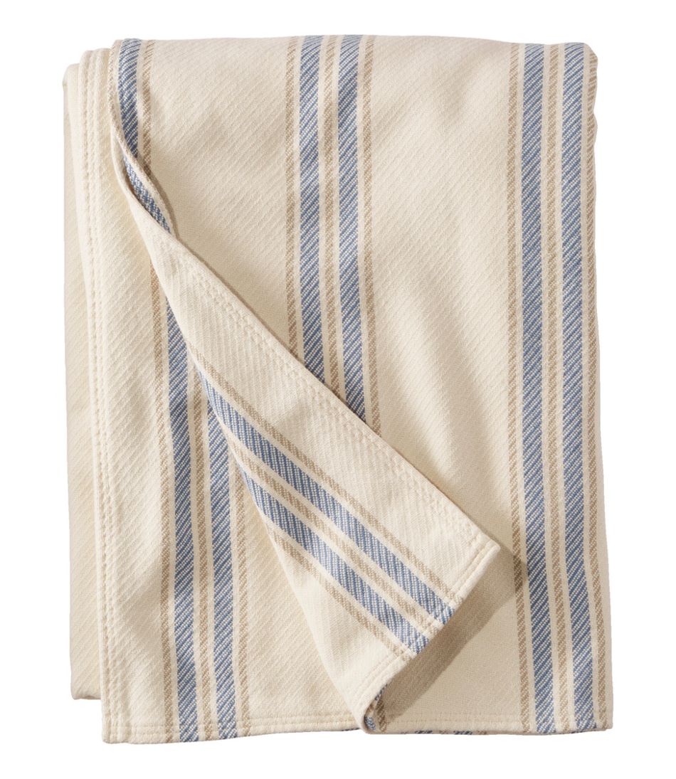 Maine Twill Blanket, Stripe | L.L.Bean