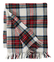 Washable Wool Throw, Plaid 54" x 60" | L.L.Bean