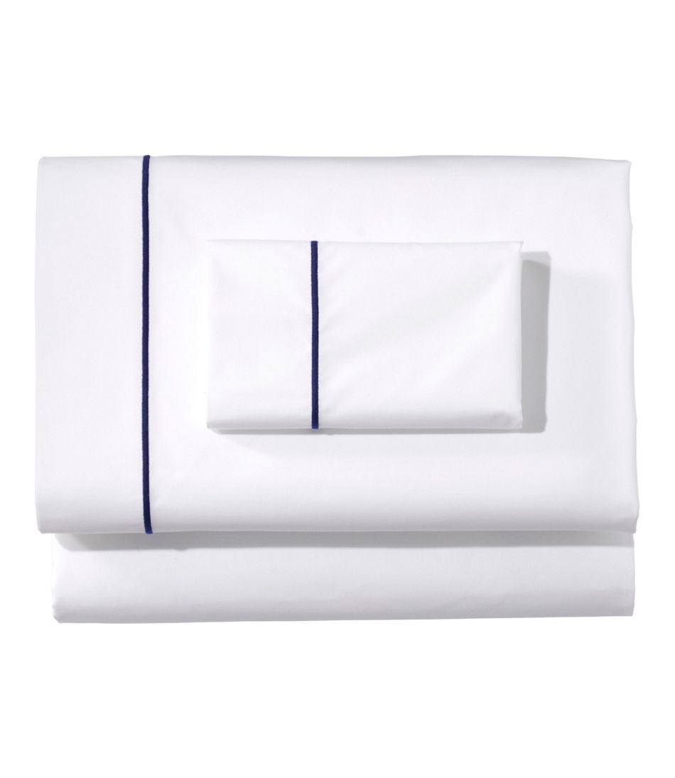 Premium Egyptian Percale Sheet Collection, Satin Stitch | L.L.Bean