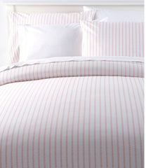 Sunwashed Percale Comforter Cover, Stripe Leaf | L.L.Bean